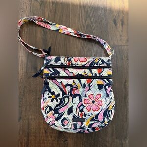 Vera Bradley Crossbody Bag Retired Floral Quilted Cotton Lightweight purse